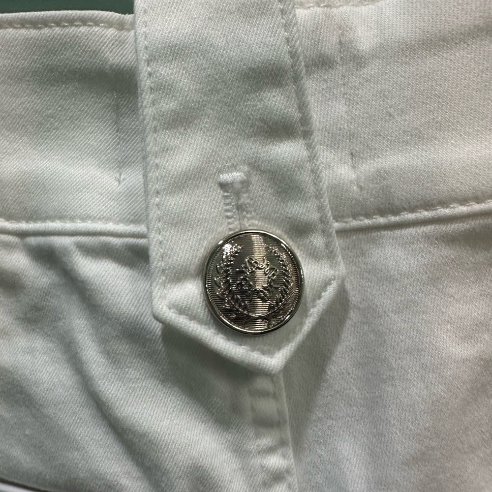 White House Black Market High Waist White Shorts - Picture 6 of 8